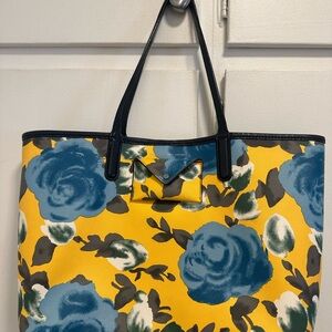 Marc By Marc Jacobs Yellow and Blue Floral Tote